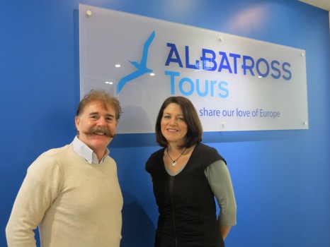 Albatross Tours - Euan Landsborough, Managing Director and Tour Designer with new General Manager Edwina Cooke