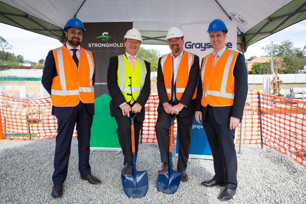 Quest Eight Mile Plains sod turning