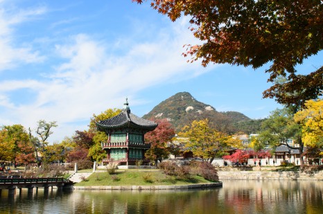 The famous palace in Korea