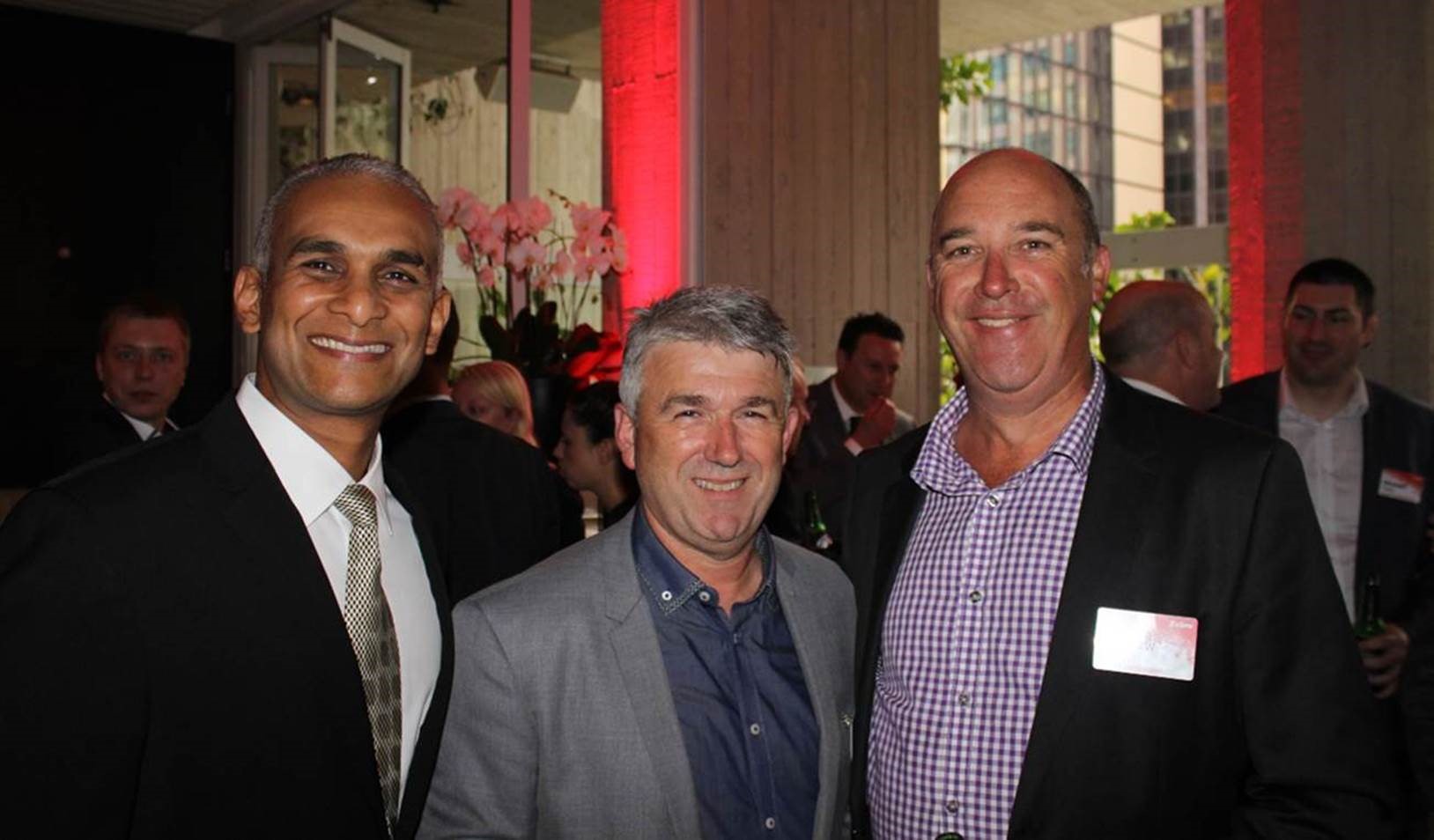 Roshan Mendis, senior vice president of Sabre Travel Network Asia Pacific, flew to Australia to catch up with customers at the event. He is joined here by Richard Morgan regional director, South Pacific for Sabre Travel Network and Andrew Jones, director of Andrew Jones Travel (left to right).