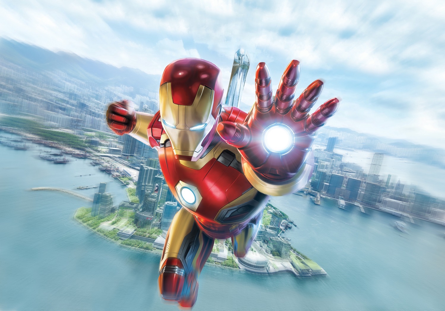 Iron Man_KV_HK skyline_LR, Photo credit - ©Disney ©2017 MARVEL