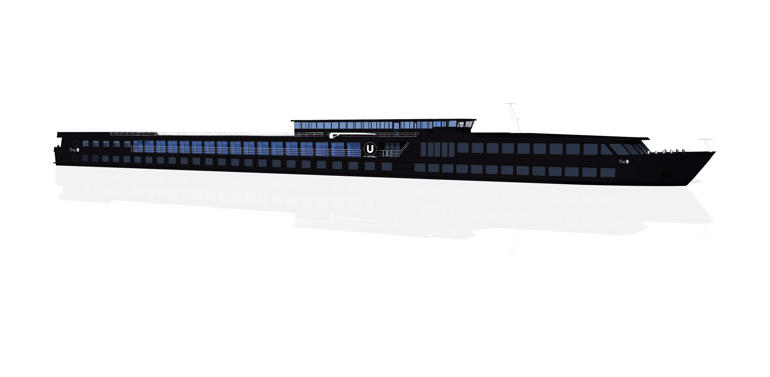 Artist rendering of the U by Uniworld ships - The A and The B