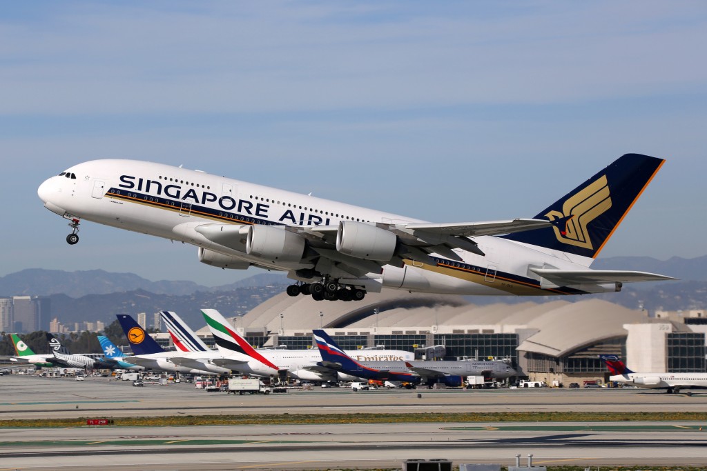 Singapore Airlines Airbus A380 airplane