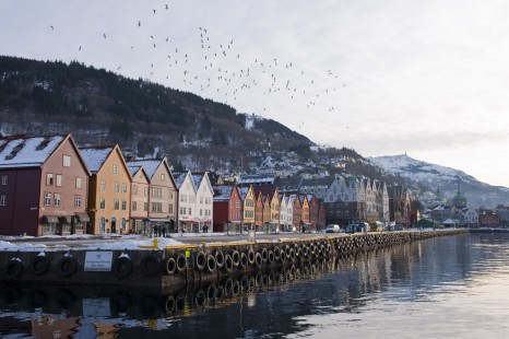 Norway, winter, Hurtigruten, Bergen
