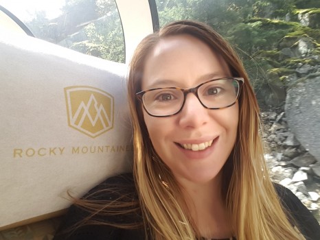 Ingrid and Rocky Mountaineer