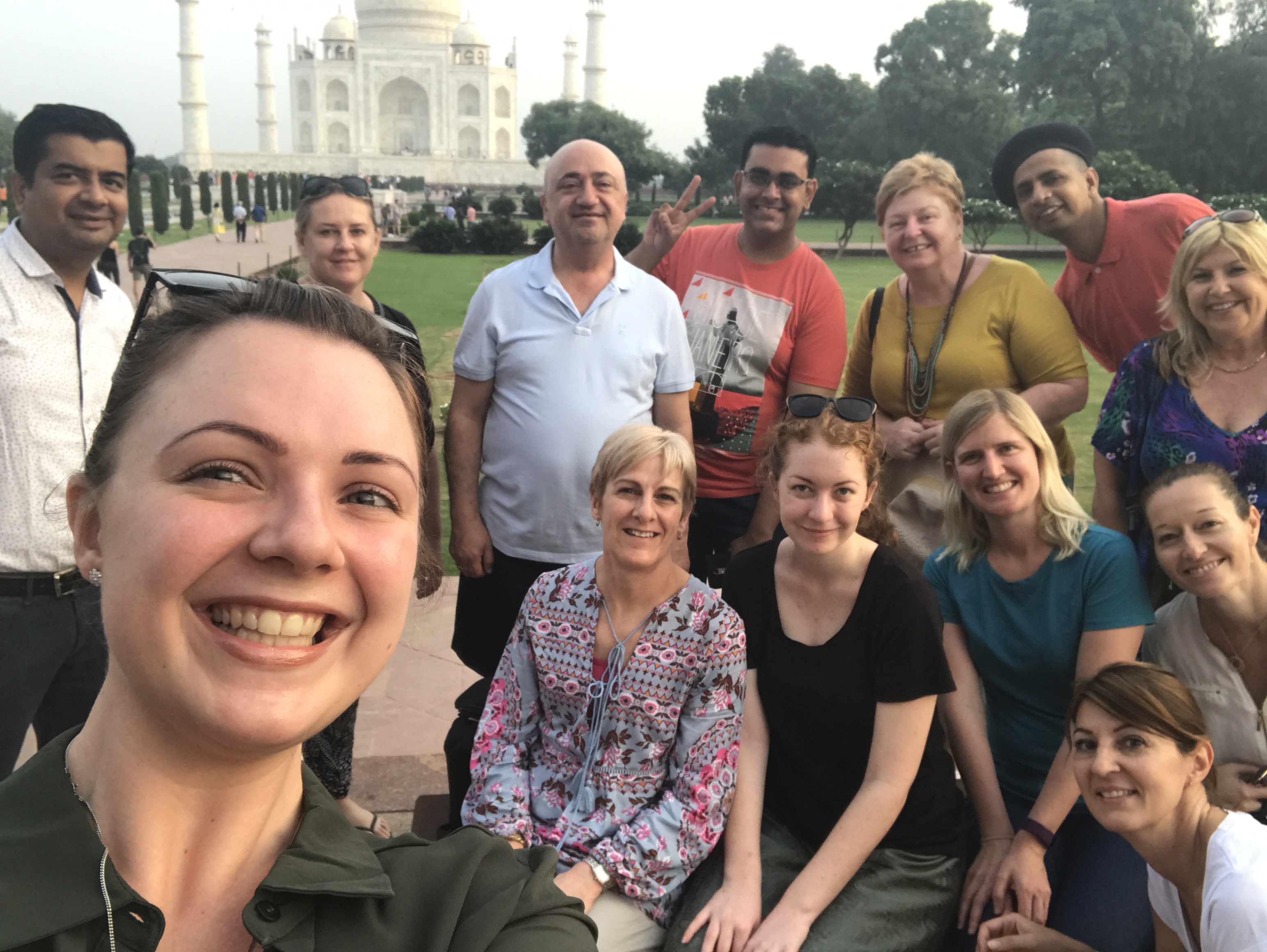 Group Photo - Taj Selfie