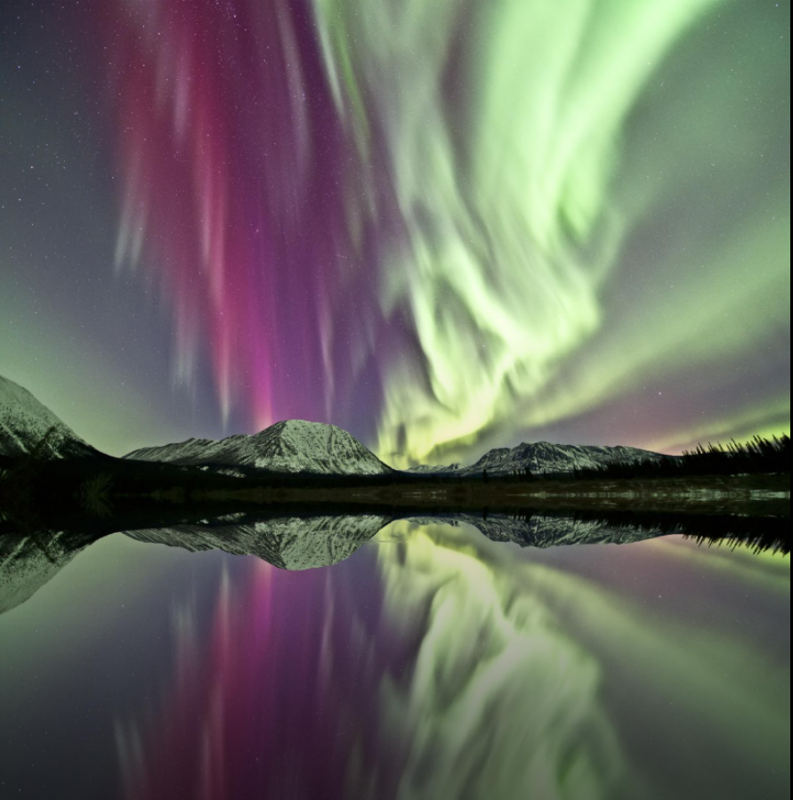 Aurora borealis in Yukon