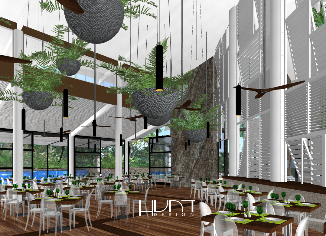Daydream Island CGI Central Facilities Restaurant