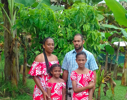 Nanuku Auberge Resort Fiji Anna Ratucoki with family