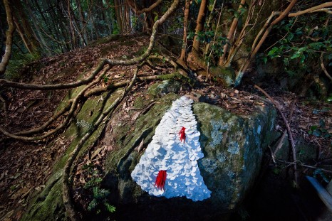 Danni Bryant, Rogue Anomaly Forest Edition. Image by Keith Maxwell (Sculpture at Scenic World)