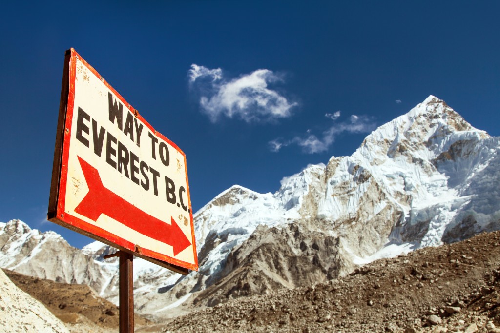 Way to Everest base camp