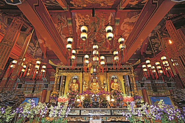 Po Lin Monastery, Lan Tau Island, Hong Kong.