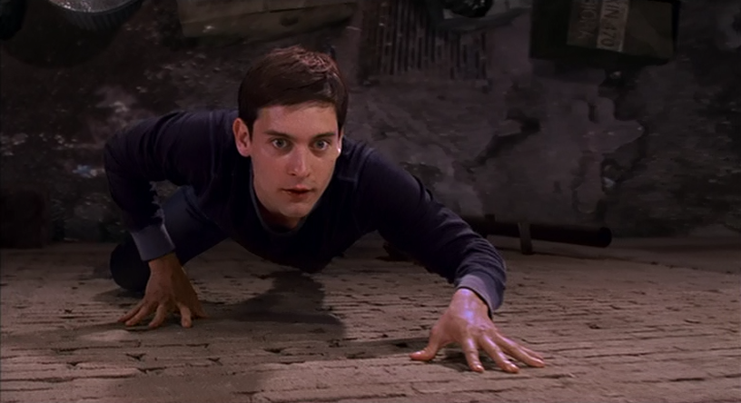 Spider-Man-2002-Peter-Parker-Tobey-Maguire-wall-crawl
