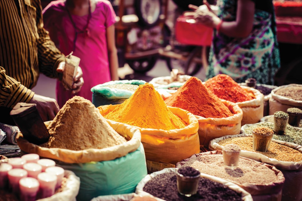 Indian spice market