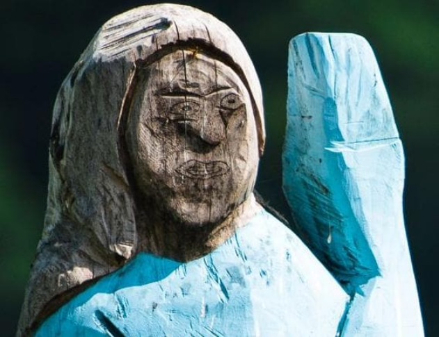 Melania Trump statue Slovenia