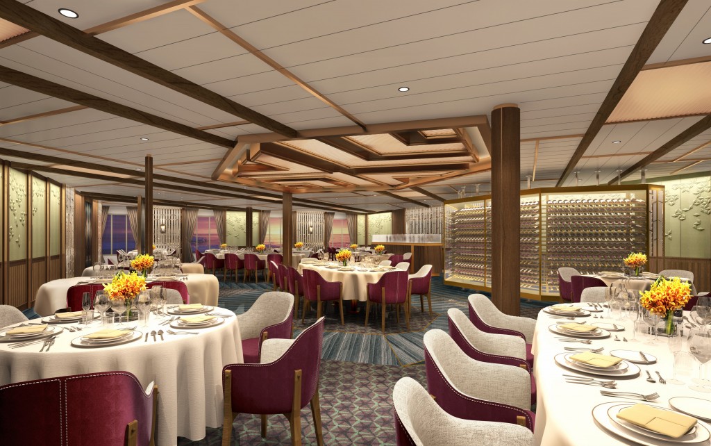 Seabourn Expedition Ships - The Restaurant Rendering Reduced
