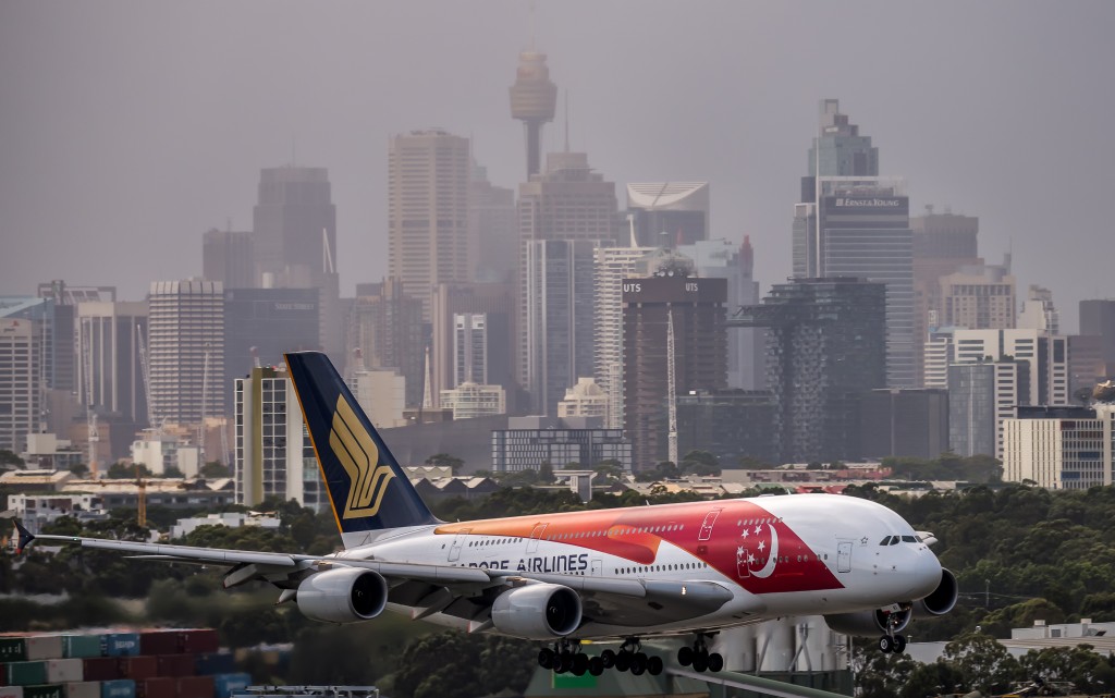 sydney airport singapore airlines