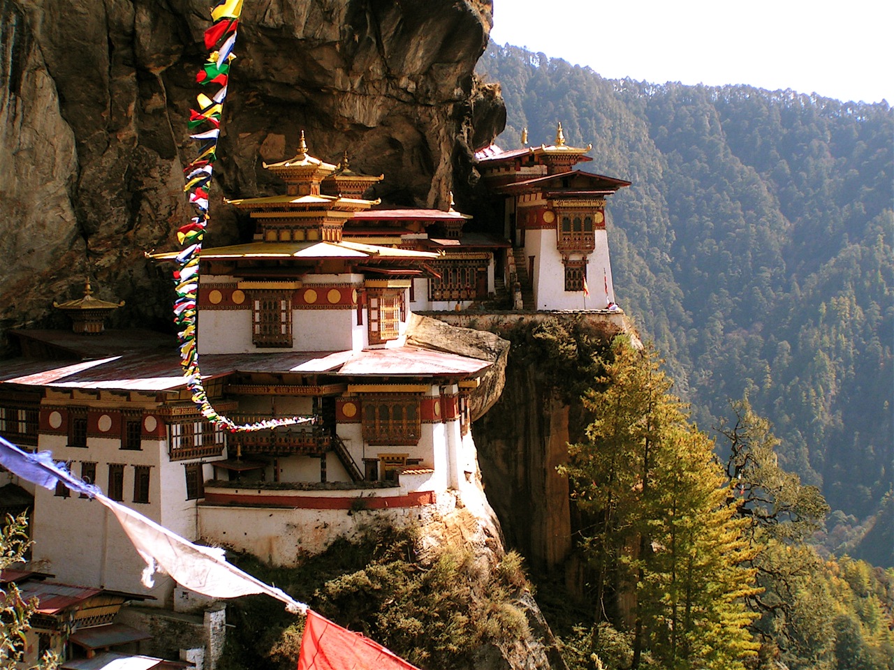 Tigernest Taktsang Kloster in Bhutan