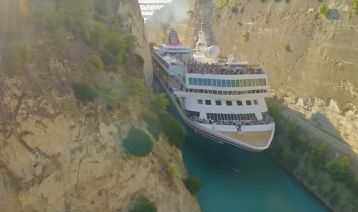 cruise the corinth canal