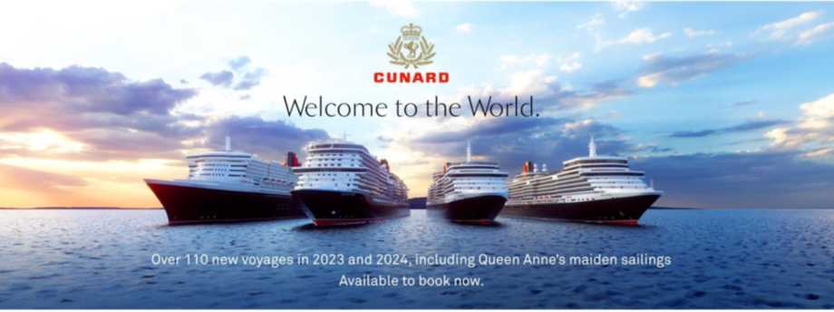 Cunard 2023/24 Sailings